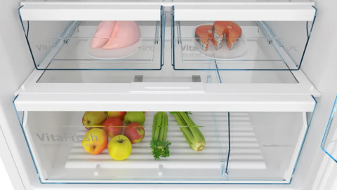 Bosch KDN76XWE1N Çift Kapılı No Frost Buzdolabı