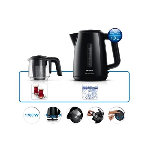 Philips HD7301/00 Daily Collection 1700 W Cam Demlikli Çay Makinesi