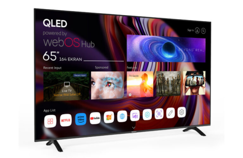 Sunny SN65QMN252 4K Ultra HD 65'' 165 Ekran Uydu Alıcılı webOS Smart QLED TV