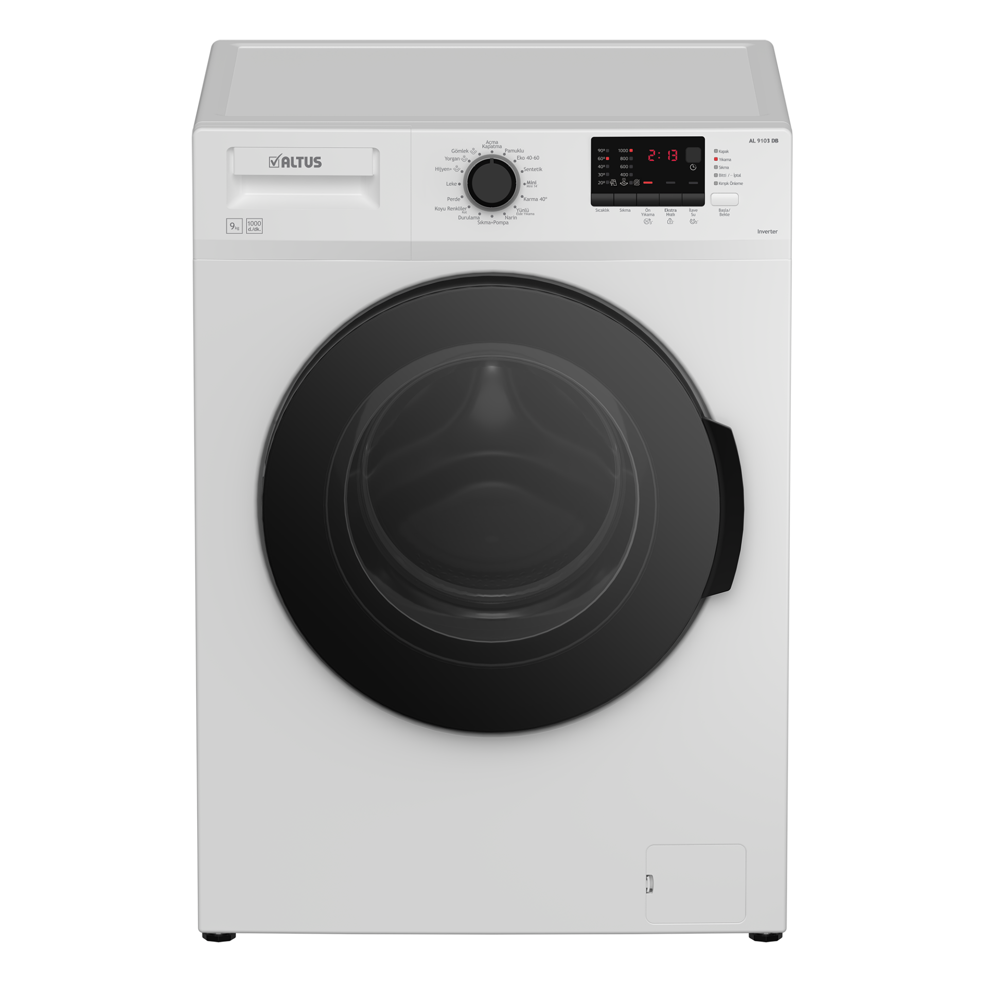 Altus AL 9103 DB 1000 Devir 9 kg Çamaşır Makinesi