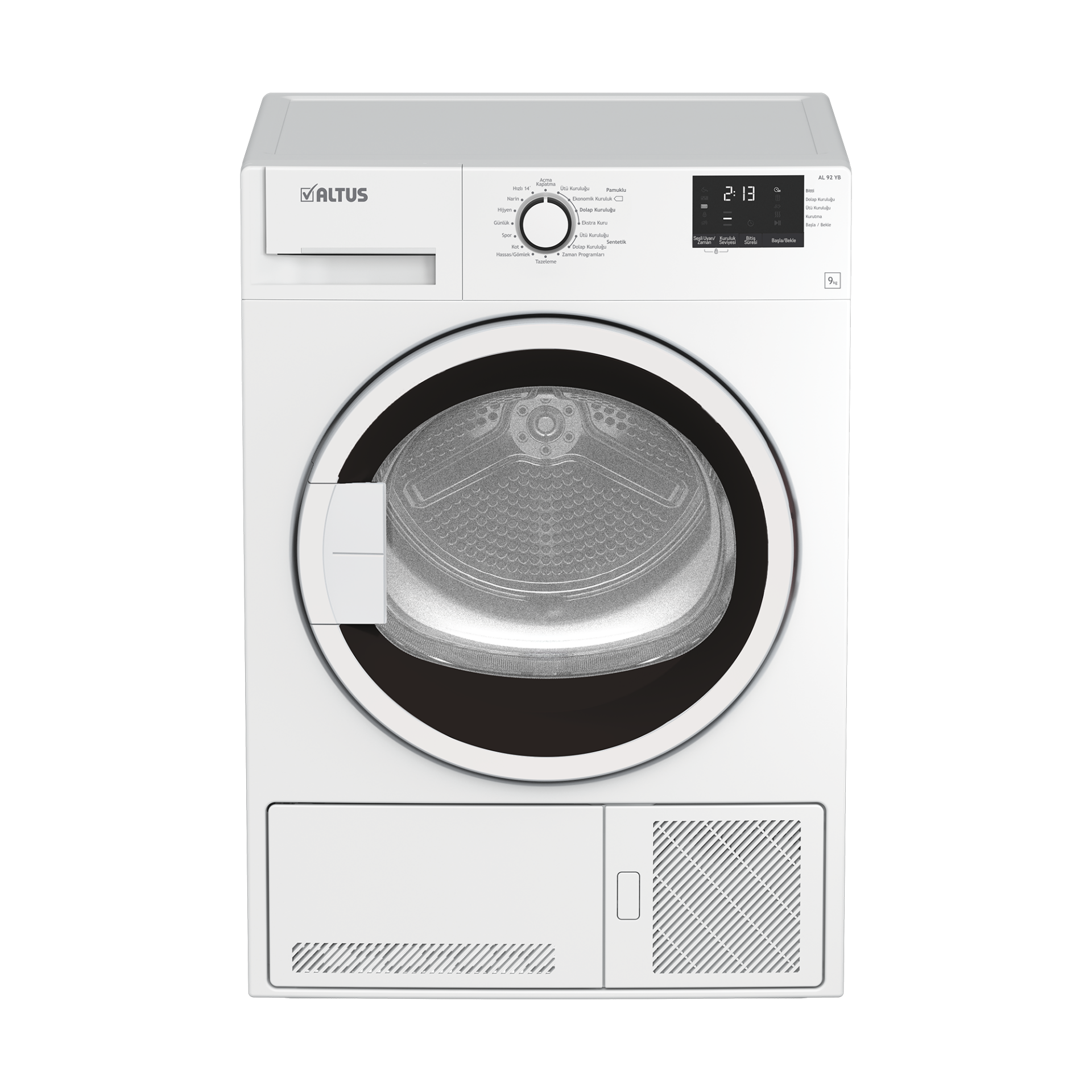 Altus AL 92 YB B Enerji 9 kg Çamaşır Kurutma Makinesi
