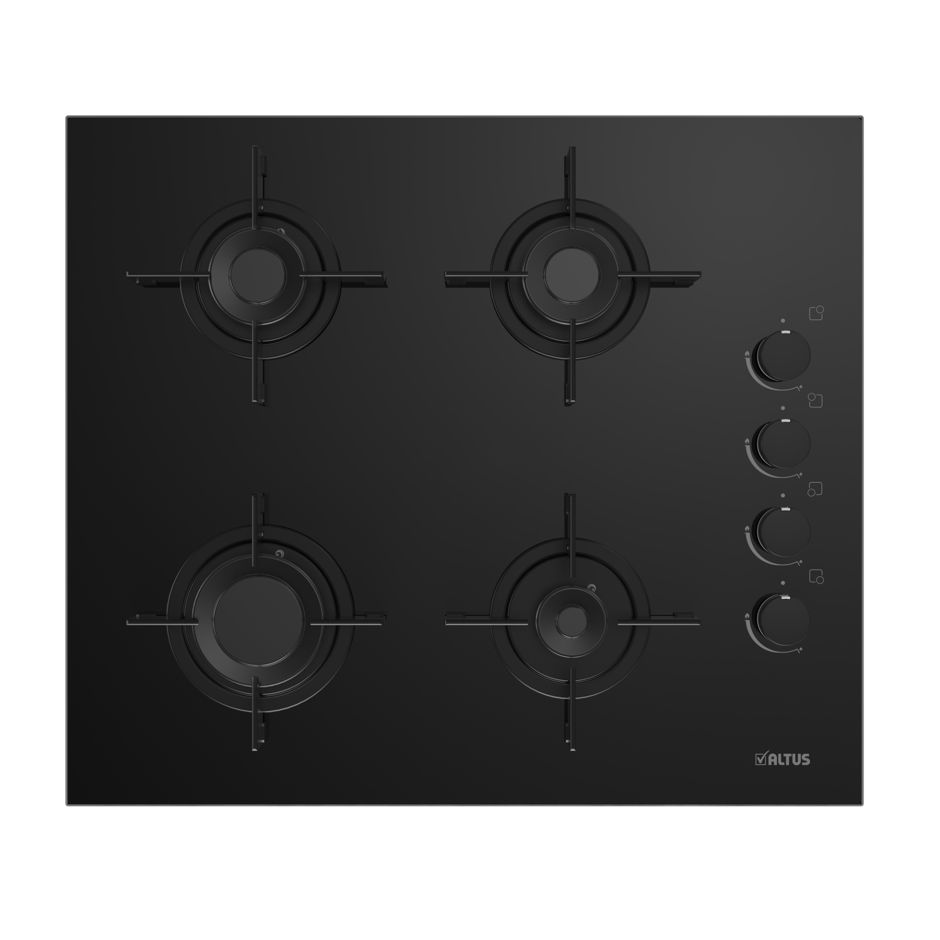 Altus AL-89 GB Siyah Cam Set Üstü Ocak