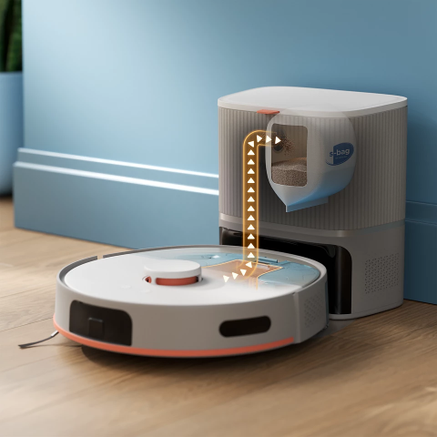 Philips HomeRun 5000 Serisi XU5100/20 Beyaz Çöp İstasyonlu Akıllı Robot Süpürge