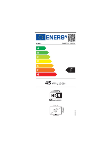 Sunny SN43FPRL Full HD 43'' 109 Ekran Uydu Alıcılı webOS Smart LED TV