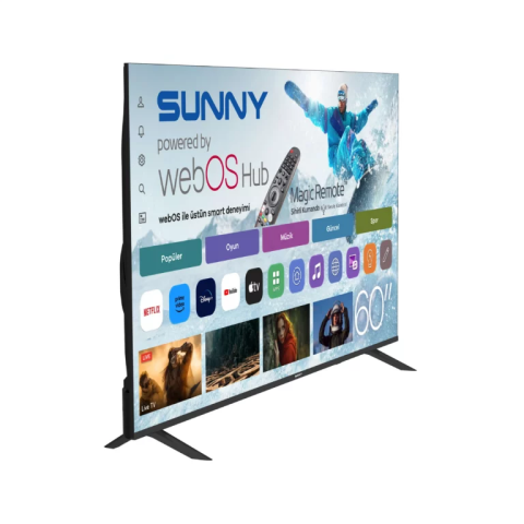 Sunny SN60LEDM-W02M 4K Ultra HD 60'' 152 Ekran Uydu Alıcılı webOS Smart LED TV