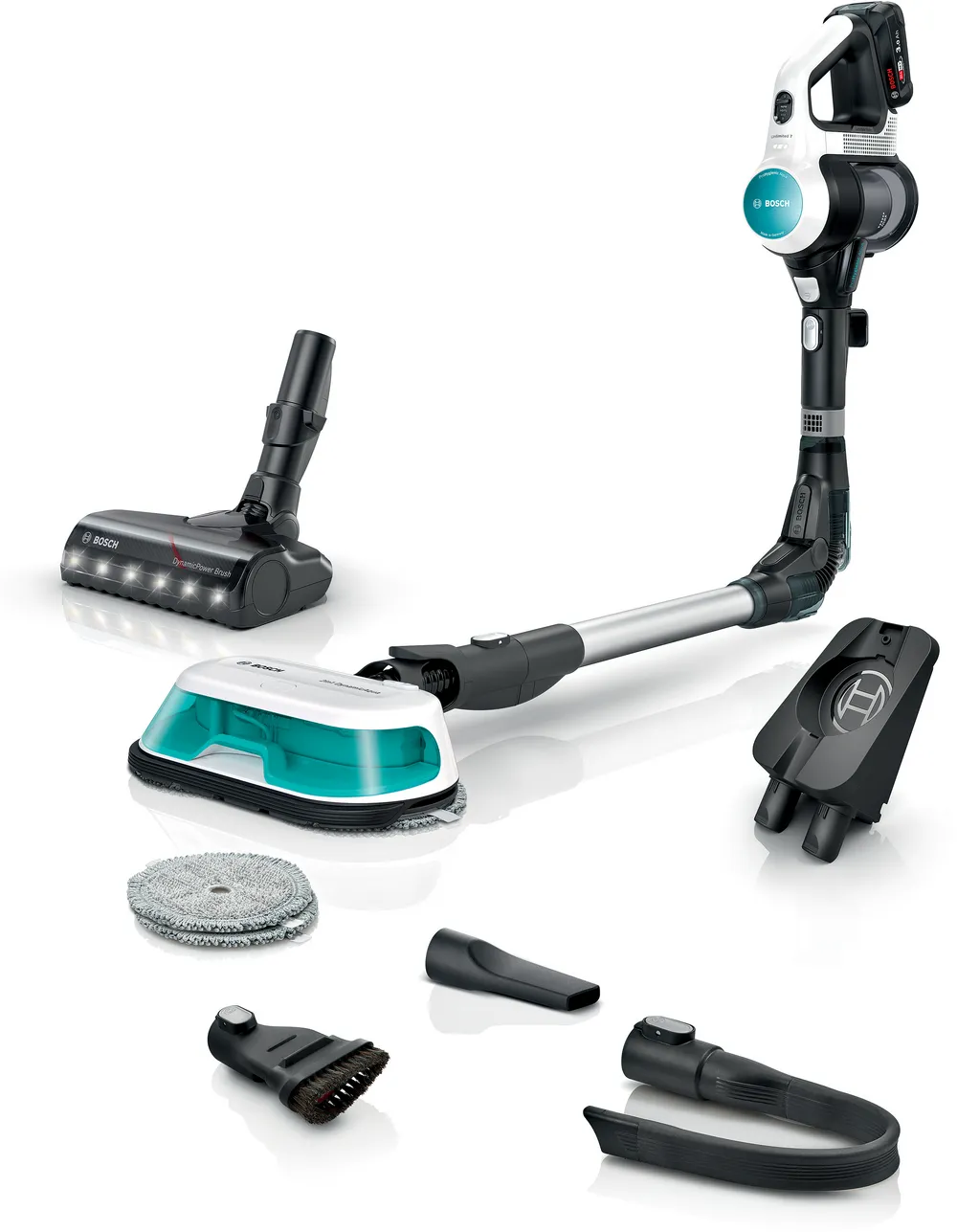 Bosch Unlimited 7 ProHygienic Aqua BBS71HYGTR Islak Kuru Akülü Dikey Süpürge