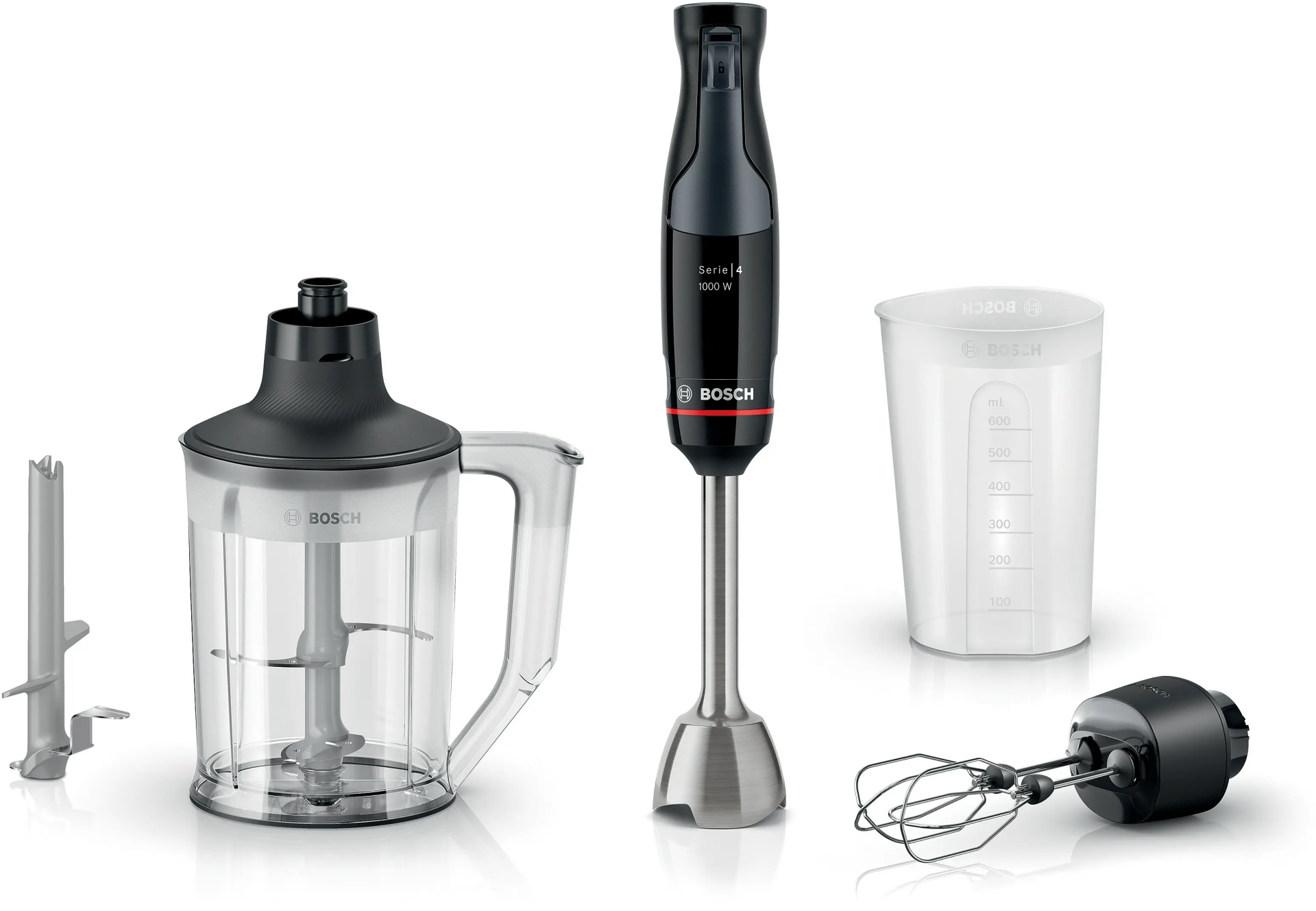 Bosch MSM4B654 Serie 4 ErgoMaster 1000 W Blender Seti
